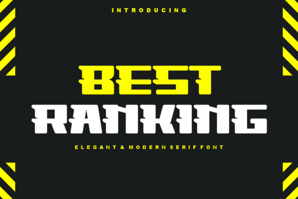 Best Ranking Display Font for Modern Editorial Design