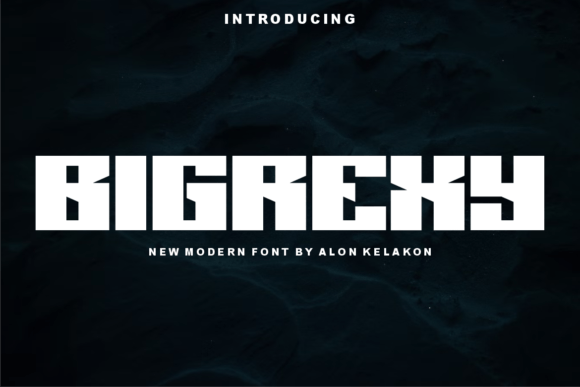 Bigrexy: A Playful Display Font for Editorial Charm
