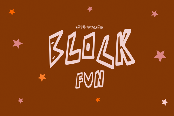 Block Fun: A Quirky Display Font for Editorial Playfulness
