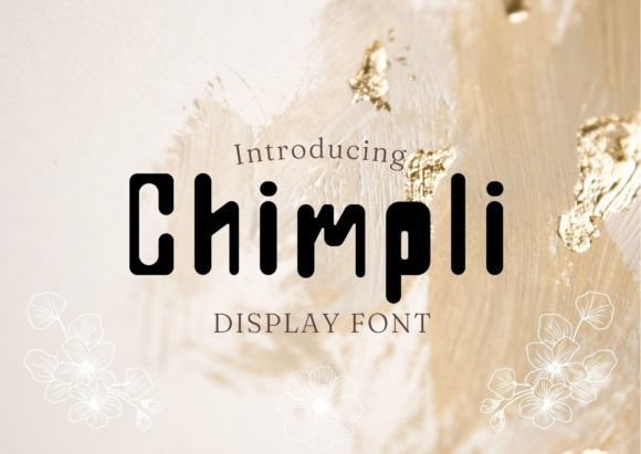 Chimpli: A Fun and Playful Display Font for Small Business Branding