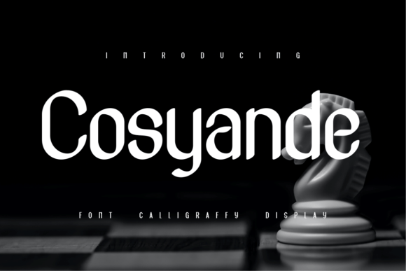 Cosyande Font: Modern & Elegant Display Typeface for Small Business Branding