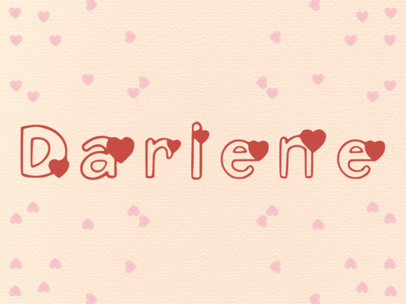Darlene Font: Romantic Playful Display Fonts for Handmade Creators