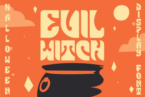 Evil Witch: A Bold Display Font with Retro Halloween Charm