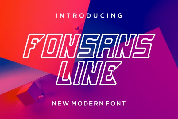 Fonsans Line: A Modern Display Font Worth Downloading