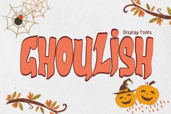 Ghoulish: A Cool and Creepy Display Font for Halloween Editorial Design