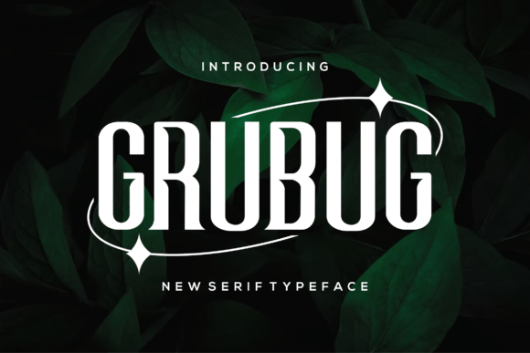 Grubug: A Cool and Modern Display Font for Brand Identity