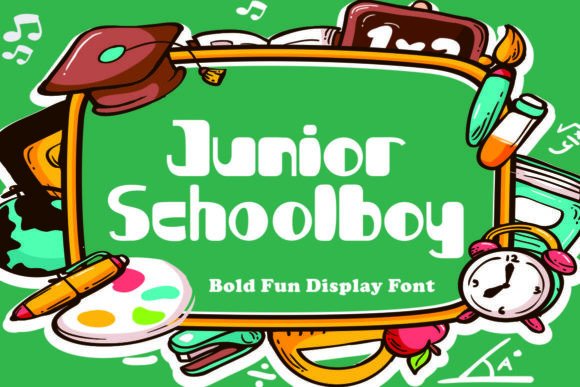 Junior Schoolboy: Bold, Playful Display Font for Creative Projects