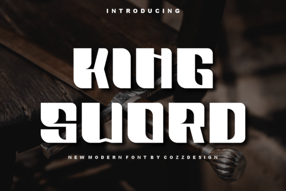 King Sword Display Font for Modern Handmade Brands