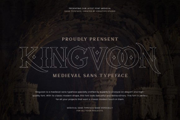 Kingvoon: A Medieval Display Font Worth Downloading