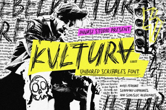 Kvltura: A Cool and Modern Display Font for Editorial Design