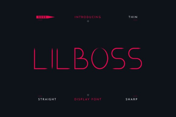 Lilboss Display Font for Elegant Branding
