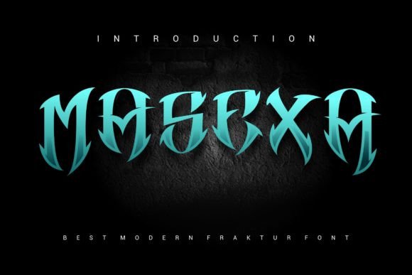 Masexa Font: A Cool and Fun Display Typeface for Creative Brands