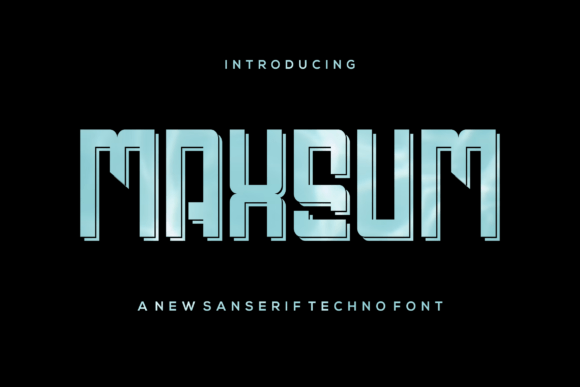 Maxsum Display Font for Bold, Modern Branding