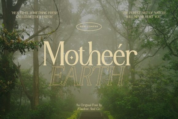 Motheér Serif Font for Elegant Craft & Wedding Designs