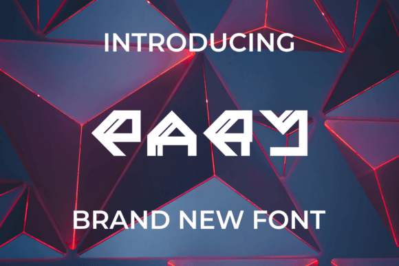 Pary Font: A Modern Whimsical Display Font for Makers