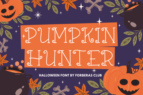 Pumpkin Hunter: A Fun and Spooky Display Font for Halloween Websites