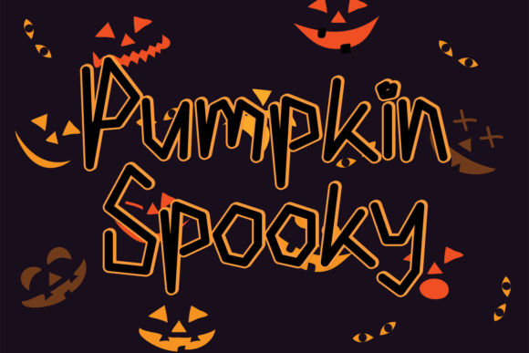 Pumpkin Spooky: A Bold Modern Display Font for Editorial Design