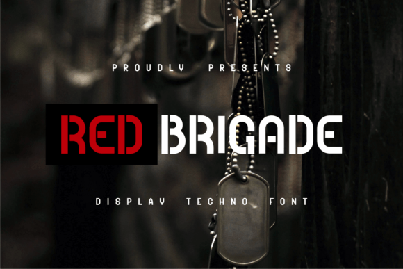 Red Brigade Display Font for Bold Digital Branding