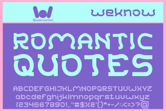 Romantic Quotes Display Font for Editorial Warmth