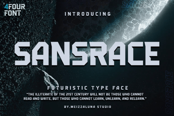 Sansrace: A Modern Display Font for Digital Branding