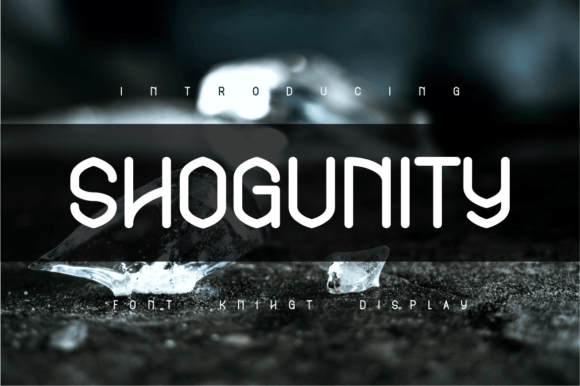 Shogunity Display Font for Modern Makers