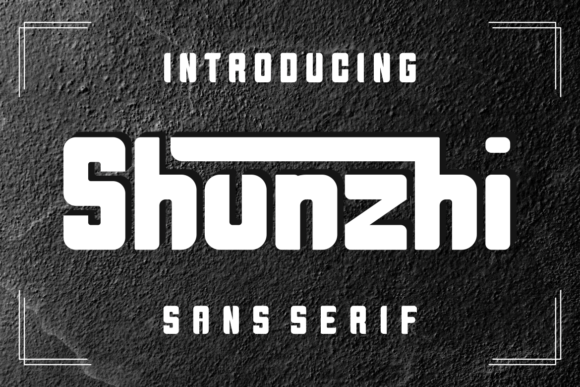 Shunzhi: A Modern Bold Sans Serif Display Font for Impactful Branding