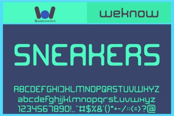 Sneakers Font for Bold, Casual Branding