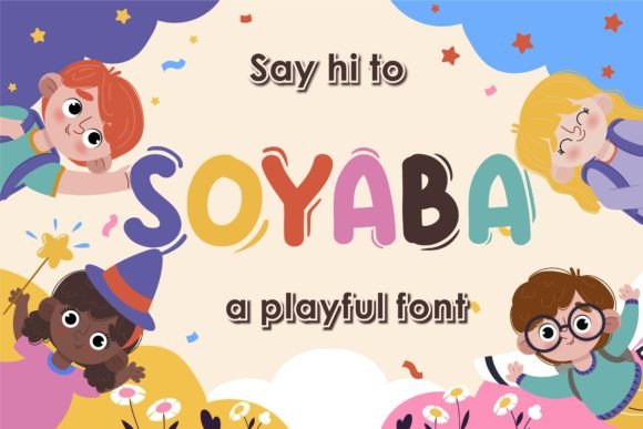 Soyaba: A Cute and Playful Display Font for Youthful Digital Brands