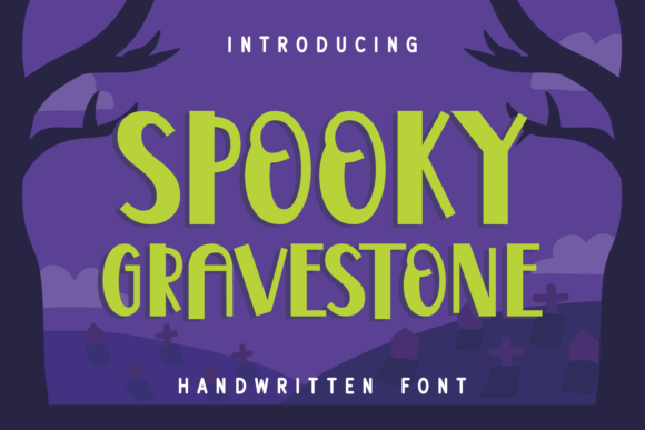 Spooky Gravestone Font for Playful, Professional Branding