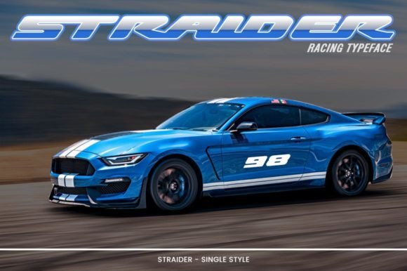Straider Font for Bold, Speed-Inspired Branding