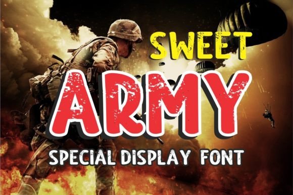Sweet Army Font for Bold, Memorable Branding