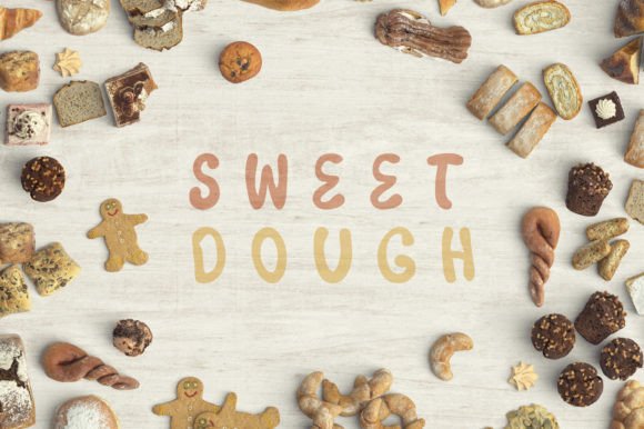 Sweetdough Font: Playful Display Fonts for Handmade Creators