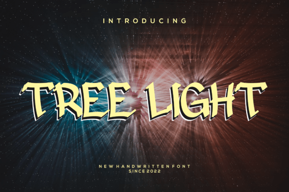 Treelight Display Font for Bold, Playful Campaign Headlines
